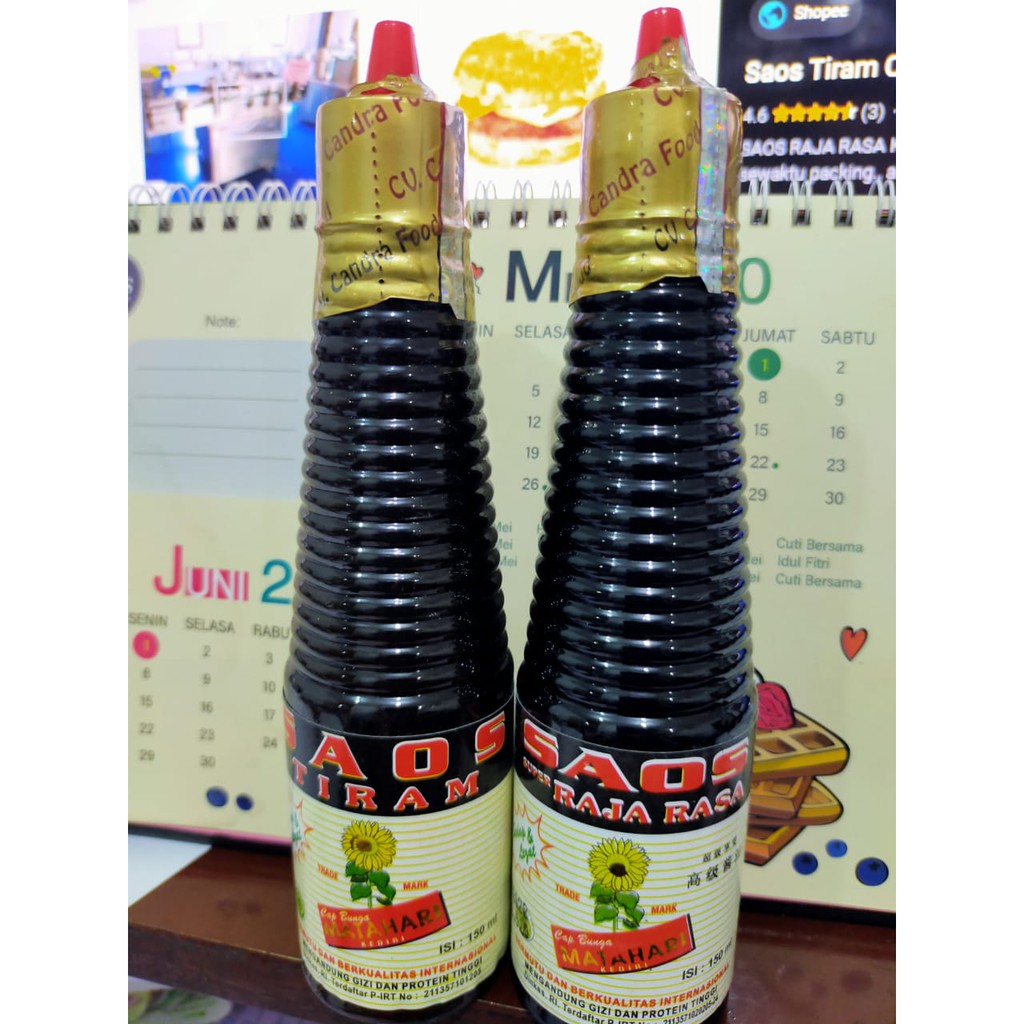 

saus matahari 150 ml kemasan botol tinggi