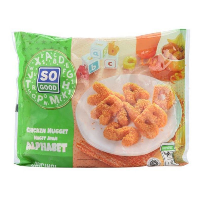 

SO GOOD ALPHABET CHICKEN NUGGET 400 GR