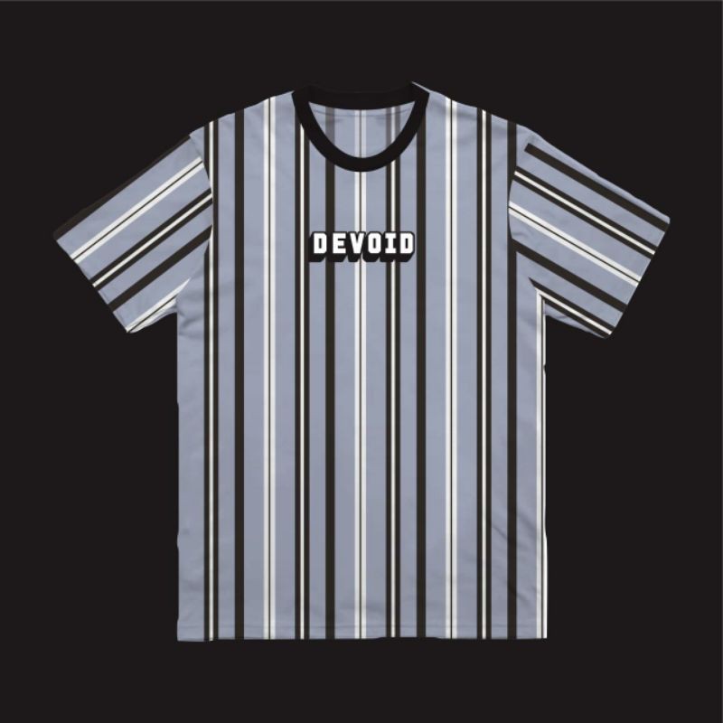 kaos pria garis // Devoid Trademark