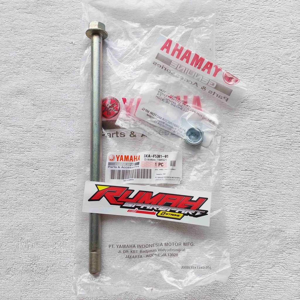 AS RODA BELAKANG & MUR AS RODA BELAKANG SET F1ZR ORIGINAL