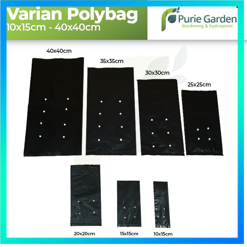 POLYBAG TANAMAN MEDIA TANAM HIDROPONIK PERALATAN BERKEBUN  ALAT PERTANIAN POLIBAG POLIBEK TANAMAN