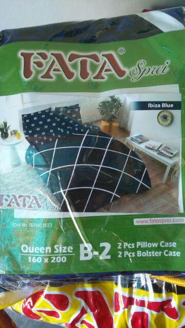Fata - Bed Cover Set Ibiza Blue King Size 180x200 / Queen Size 160x200