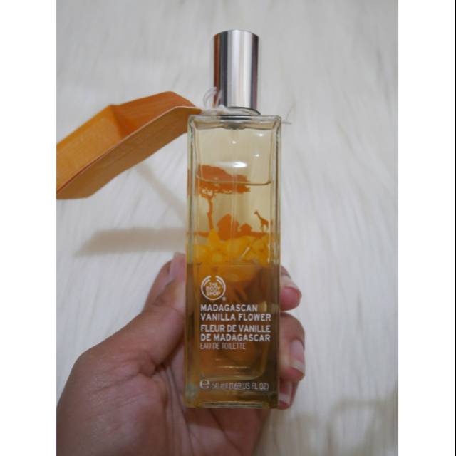 The body shop parfum vanilla asli original