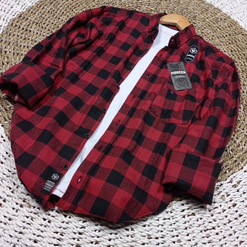kemeja flanel lengan panjang pria - flanel import lengan panjang - krmeja flanel distro terbaru murah