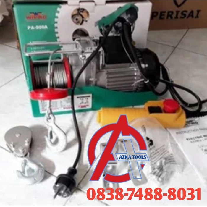 [perkakas] - Katrol elektrik hoist electric mini hoist electric WIPRO PA500 Diskon