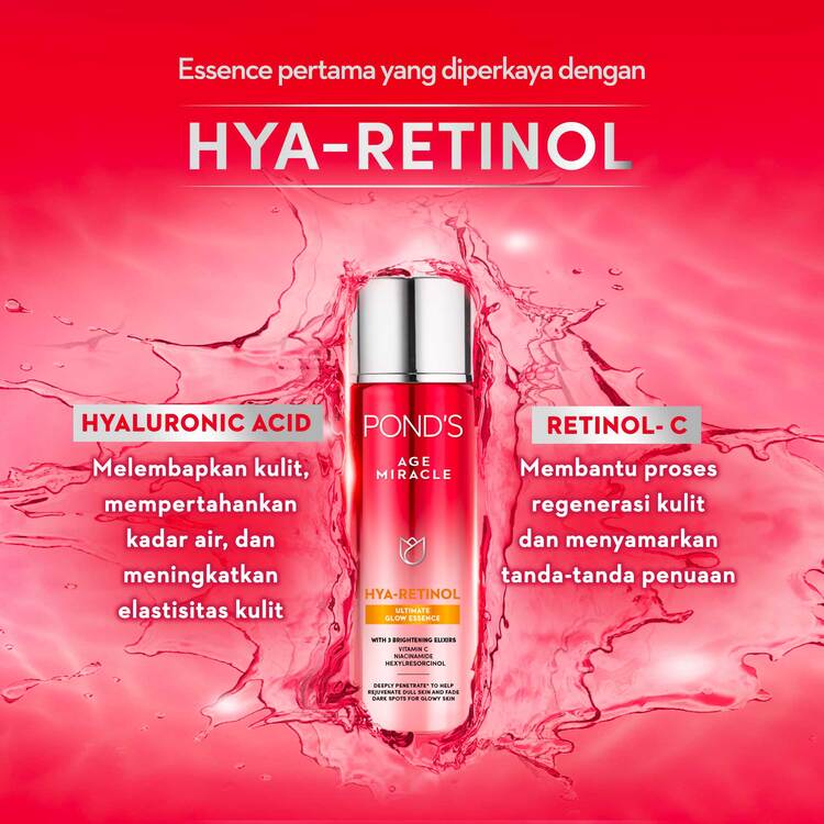 Ponds Age Miracle Hya-Retinol Ultimate Glow Essence with Vit. C &amp; Niacinamide 110Ml