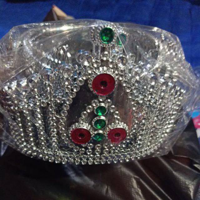 grosir  Mahkota silver 12 PCS/crown king/princes crown