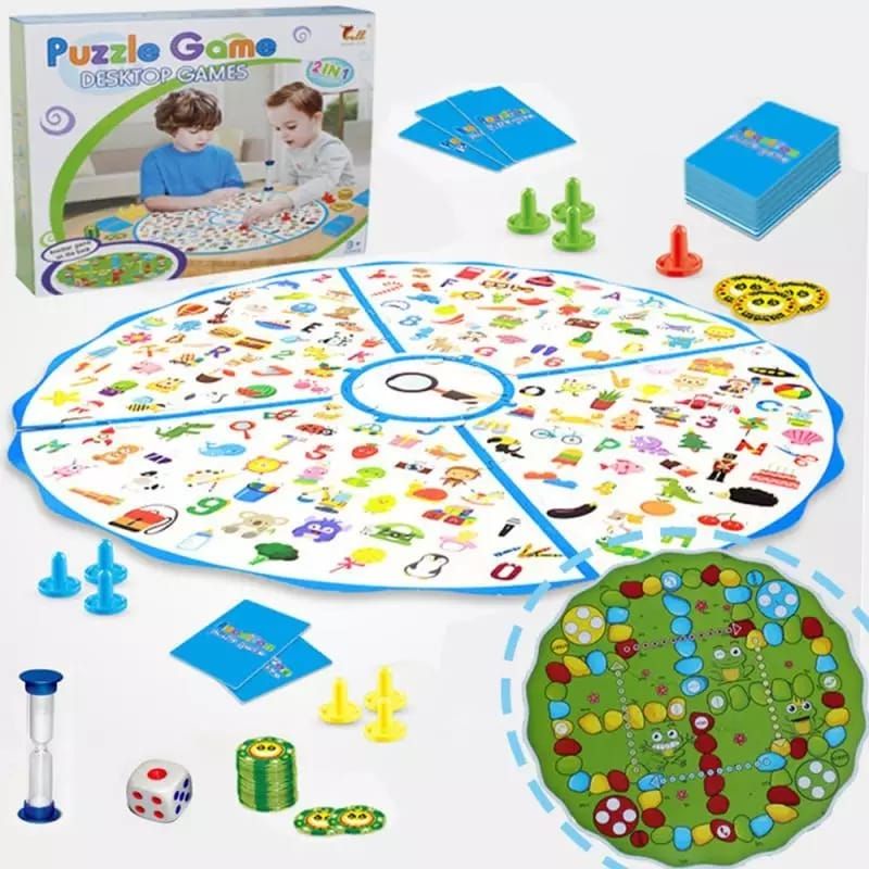 mrcaisen PUZZLE GAME DESKTOP games ludo games mainan ketangkasan mainan cermat mata mainan ketelitian family games detektif games P020