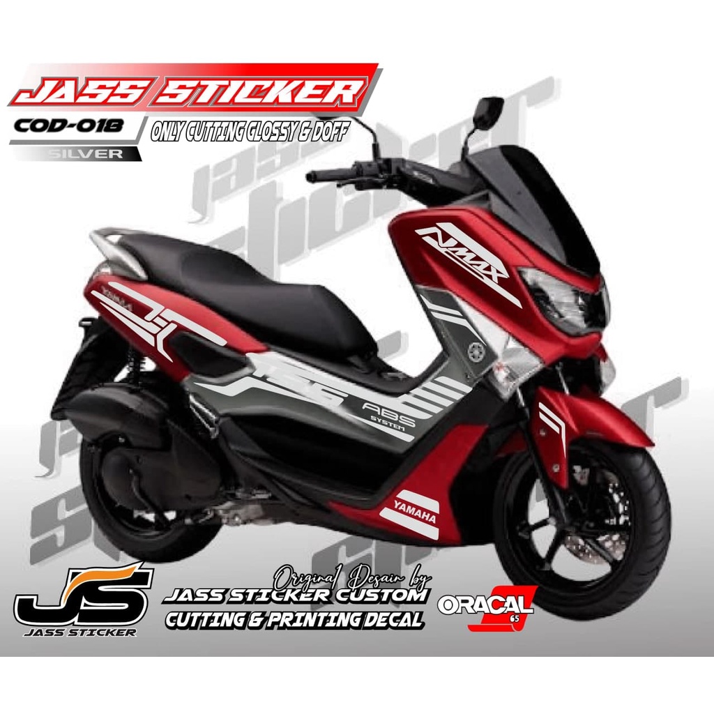 (COD) STICKER CUTTING NMAX / STIKER STRIPING NMAX 2018 / STRIPING VARIASI NMAX/ AKSESORIS MOTOR NMAX