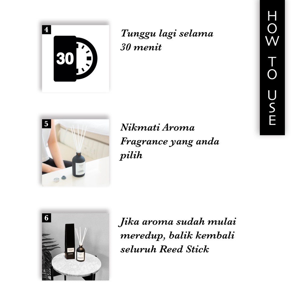 Luxury Reed Diffuser - Pengharum Ruangan Aromaterapi 100 Ml