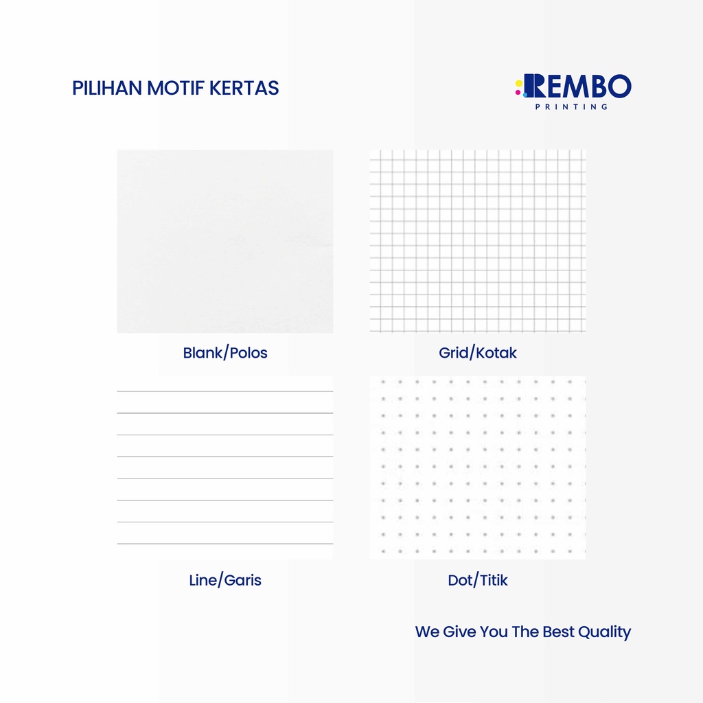 NOTEBOOK /JURNAL GRID/DOTTED / BLANK /LINE A5/ BUKU CATATAN RING / BUKU TULIS RING - REMBO PRINTING