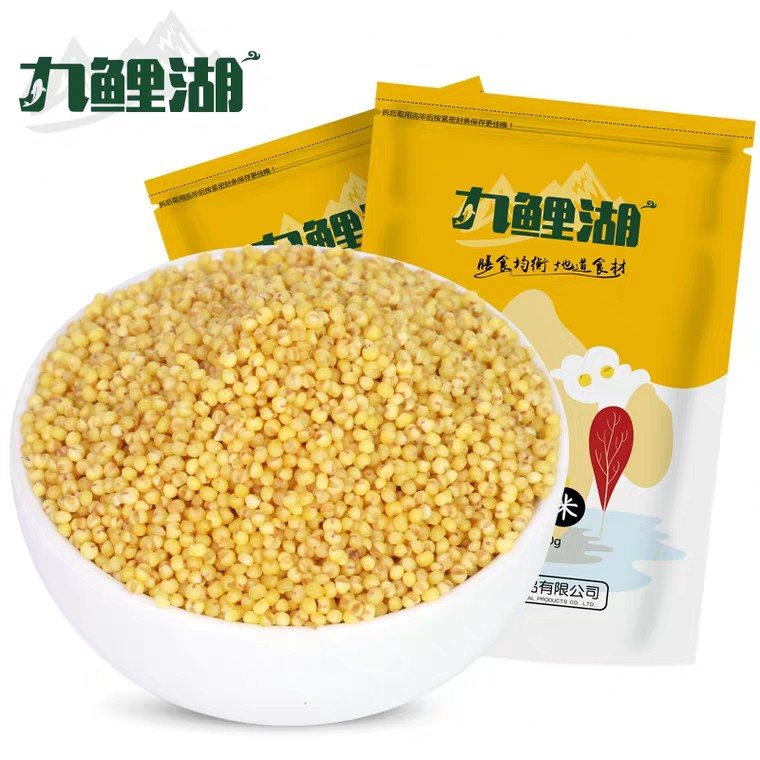 

Beras Kuning Jawawut Beras protein tinggi diet sehat 力鲤湖黄小米500克