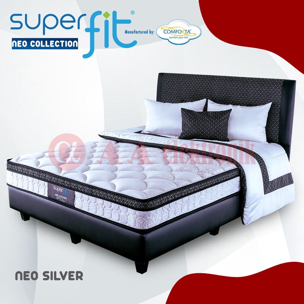 Spring Bed Set Comforta Superfit Neo Silver