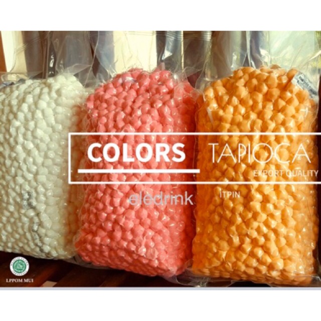 

ITPIN 1kg TAPIOCA PEARL tapioka Bubble Tea | Boba Milk Tea | Buble teh Mutiara