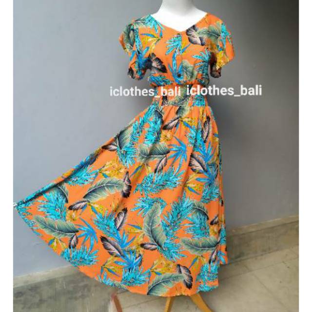 DRESS MOZA KANCING MK007