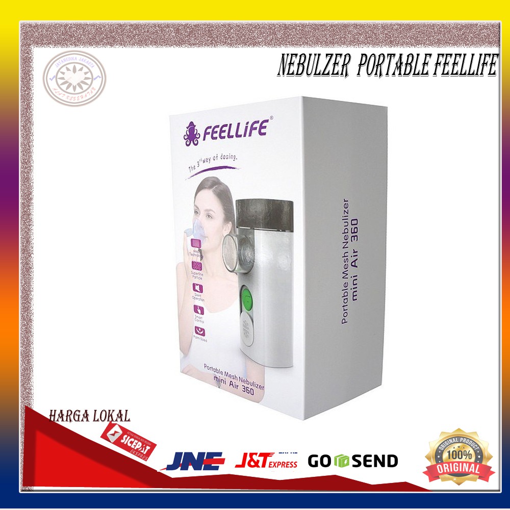 Nebulizer Portable Mesh Feellife Mini Air 360+ / Nebulizer Ultrasonic