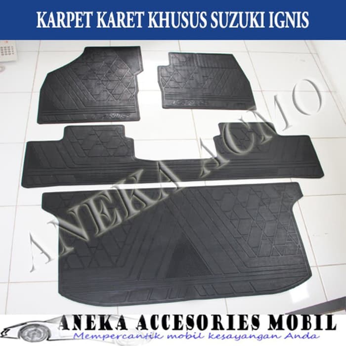Karpet Karet Karpet Lantai Khusus Mobil Suzuki Ignis sparepart