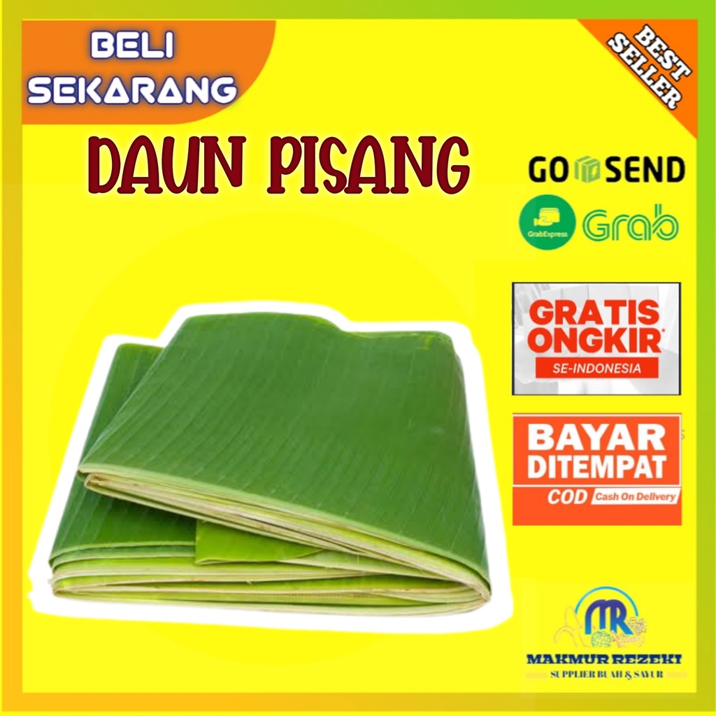 

DAUN PISANG 1 paket isi 4-5 lembar