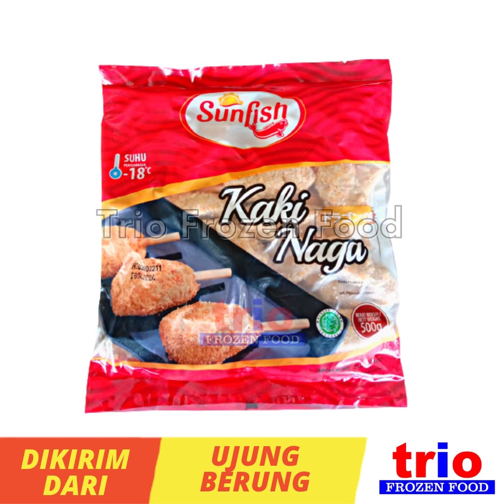 

Sunfish Kaki Naga 500gr-Olahan Ikan