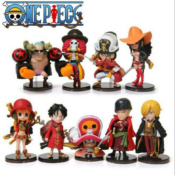 Figure one piece z wcf fzo crew mugiwara luffy sanji nami zoro franky