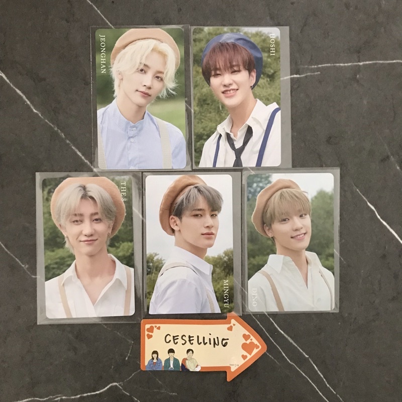 SEVENTEEN - An Ode Album HMV Beret Photocard Dino (Clearance Sale)