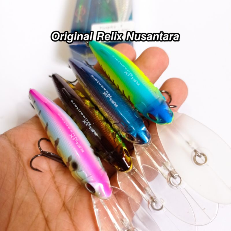 Relix Nusantara Puspita F 75mm 10.8gr Original - Umpan Casting &amp; Trolling Muara Lidah Panjang