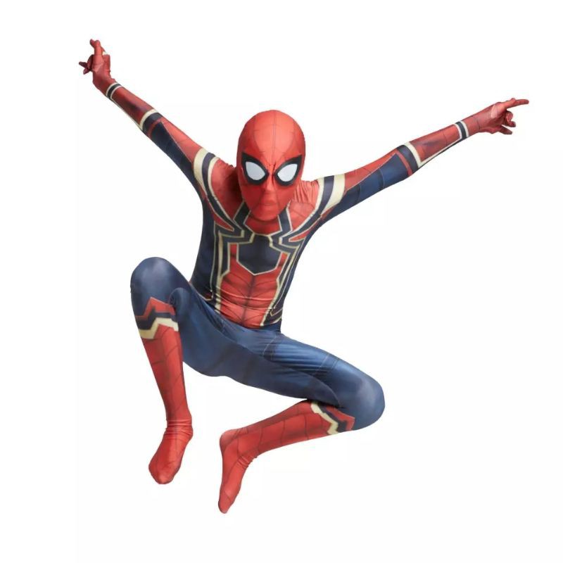 Kostum Spiderman Anak dan Dewasa Avenger Superhero Costume laki costplay merah