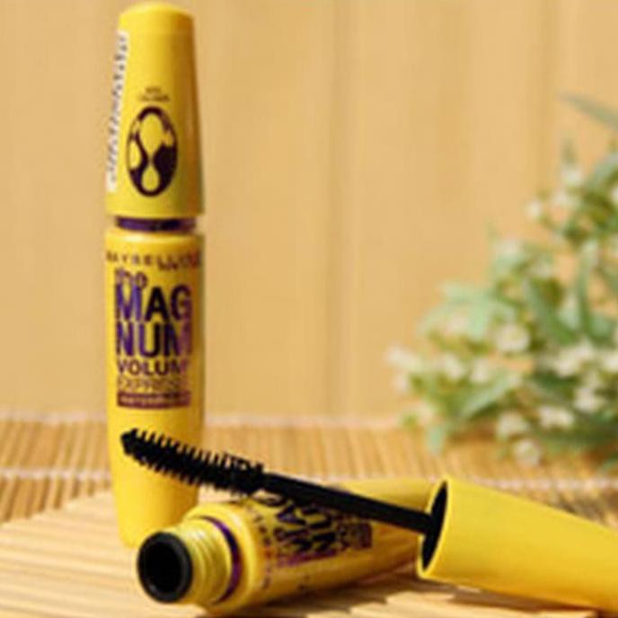 HOT SALE Mascara The Magnum Volume Express Waterproof Maybelline Kuning / Maskara Magnum Volum