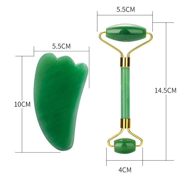 Gua Sha - Gua Sha original - Pijat wajah Green Aventurine