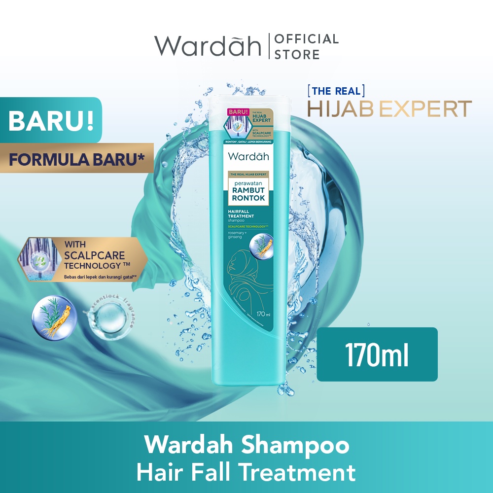 Wardah Shampoo 170 ml - BISA COD