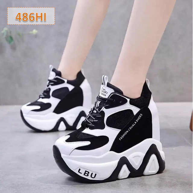 Sepatu Wanita Wedges Cewek LBU (486) Sole 8 cm