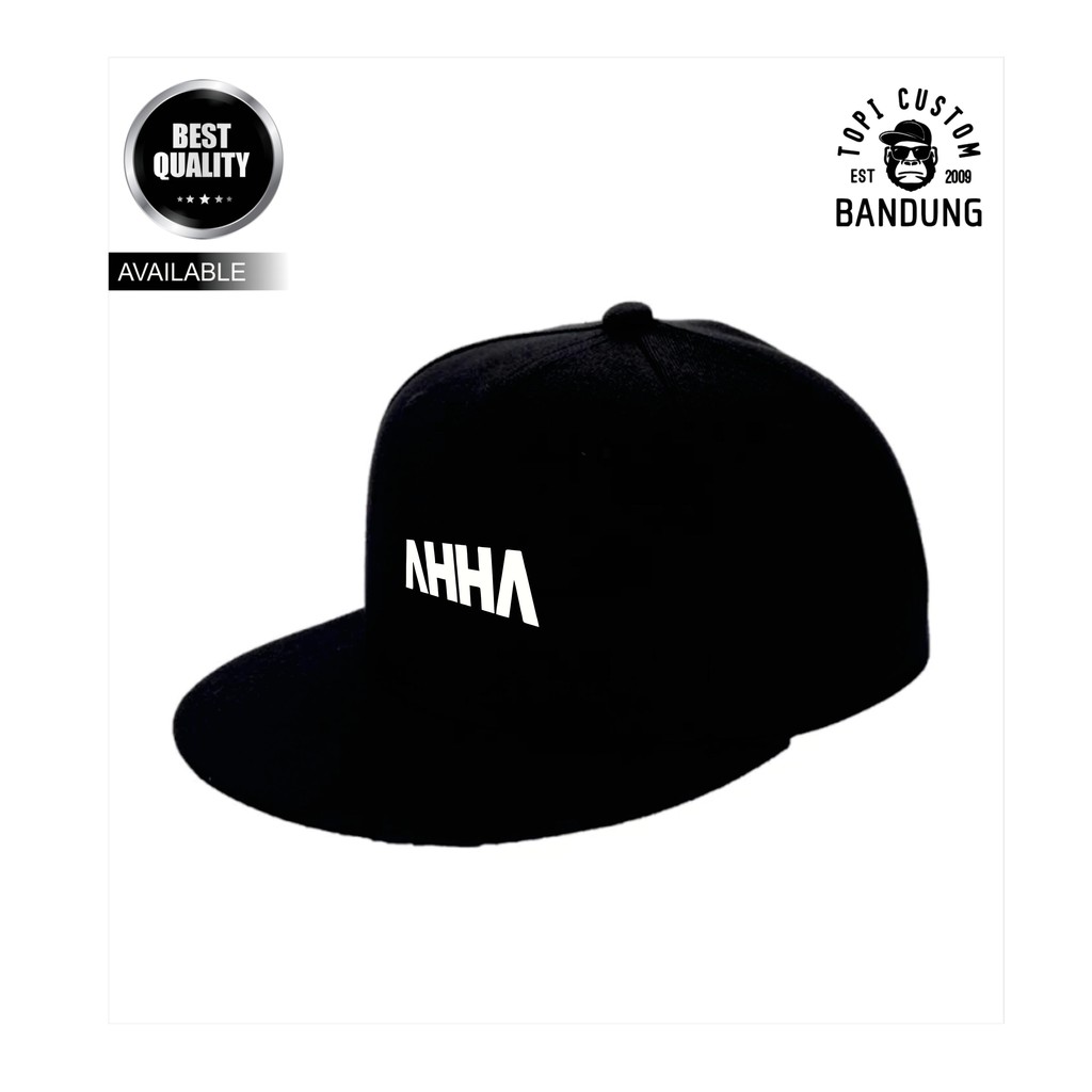 Topi Snapback AHHA Topi Pria Topi Wanita AHHA Bisa COD Original High Premium Quality