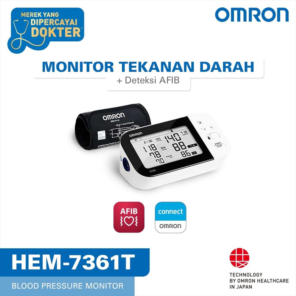 Ready stok!!! Tensi Digital Omron HEM-7361T / Tensi Omron 7361 / Omron 7361 / Tensi Digital Omron