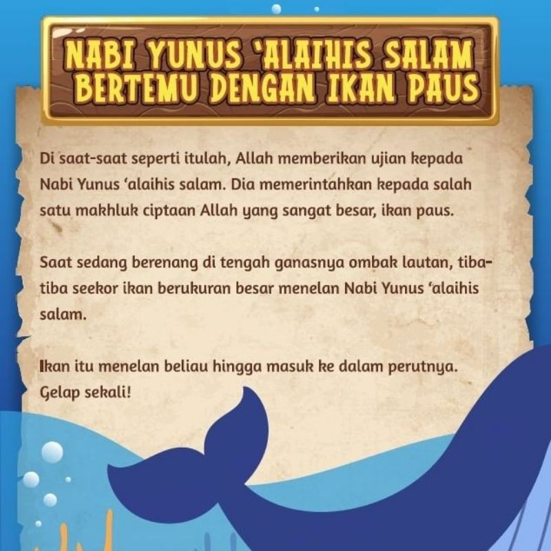 Kisah Nabi Yunus Dan Ikan Paus (Full Colour)