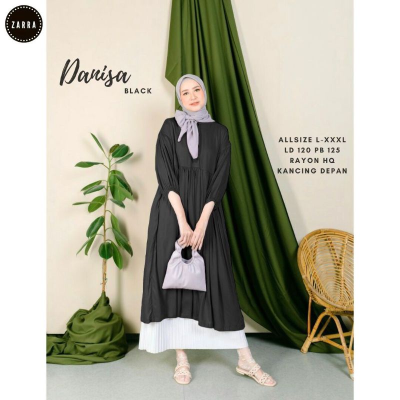 (BISA COD) #MIDI JUMBO# DANISA GAMIS MIDI JUMBO LD 120 cm TERBARU BY ZARRA