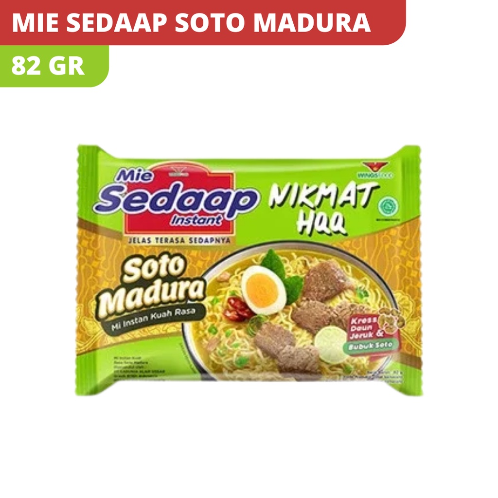 

MIE SEDAAP SOTO MADURA KUAH 82GR