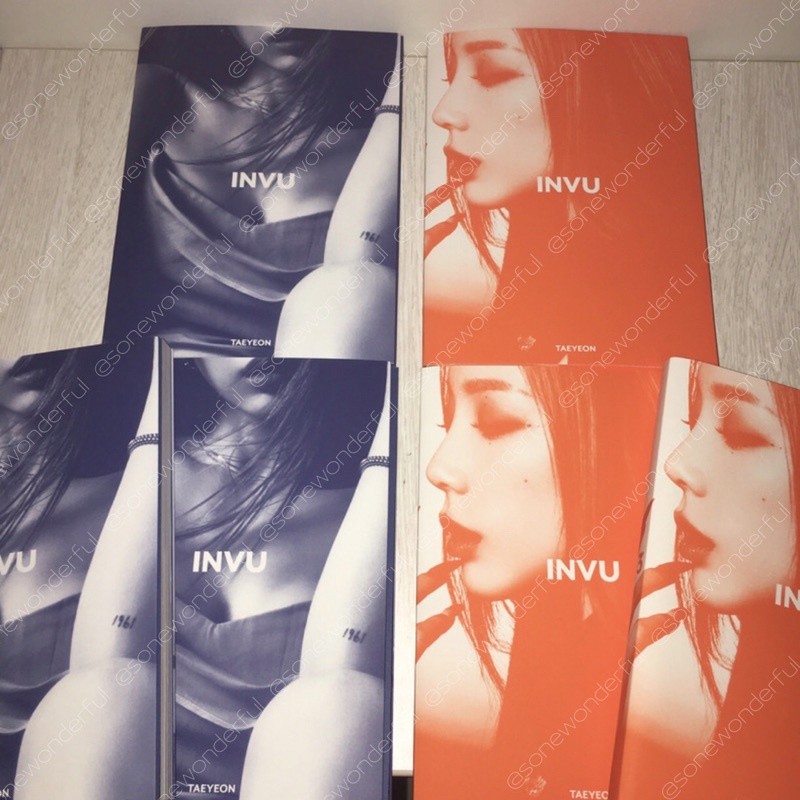 Album Taeyeon INVU sealed unsealed album only Blue & Orange ver