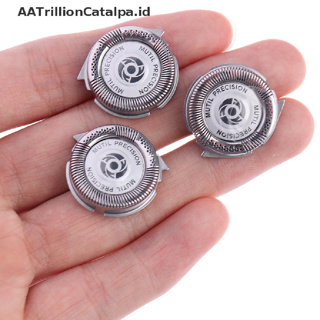 Aatrillioncatalpa 3pcs Kepala Pisau Cukur Pengganti Untuk SH50 HQ8