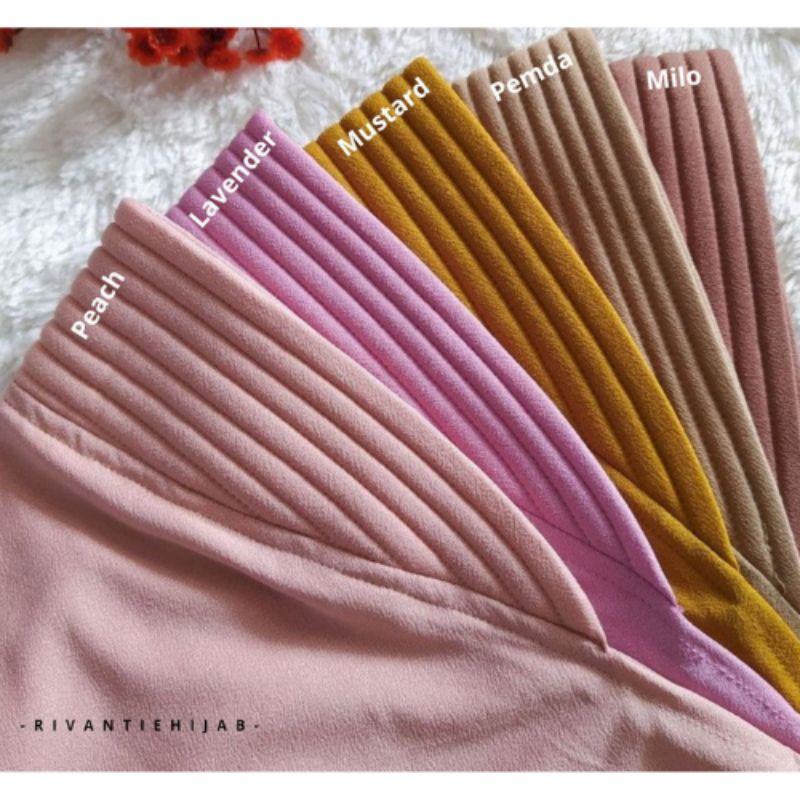 PROMO Kerudung Rivantie claudia M / kerudung instan / Jersey creb-4