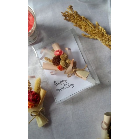 

MINIBUKETBOX|Minibuketkering|Rustic|DriedFlower|Kado|Souvenir|Boxflower