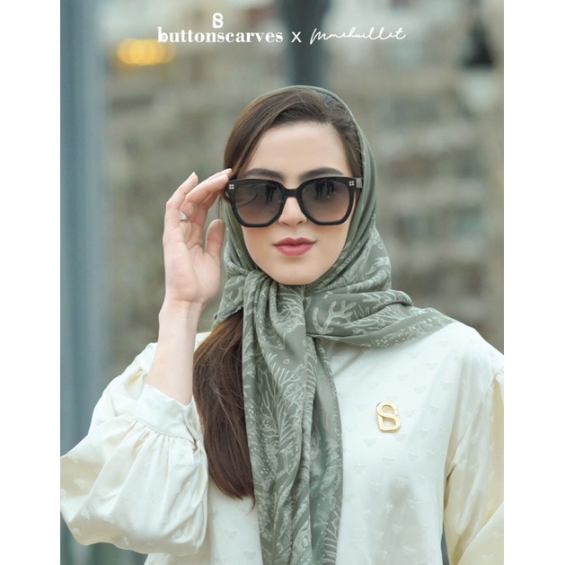 Buttonscarves El Mar Minorca Storm