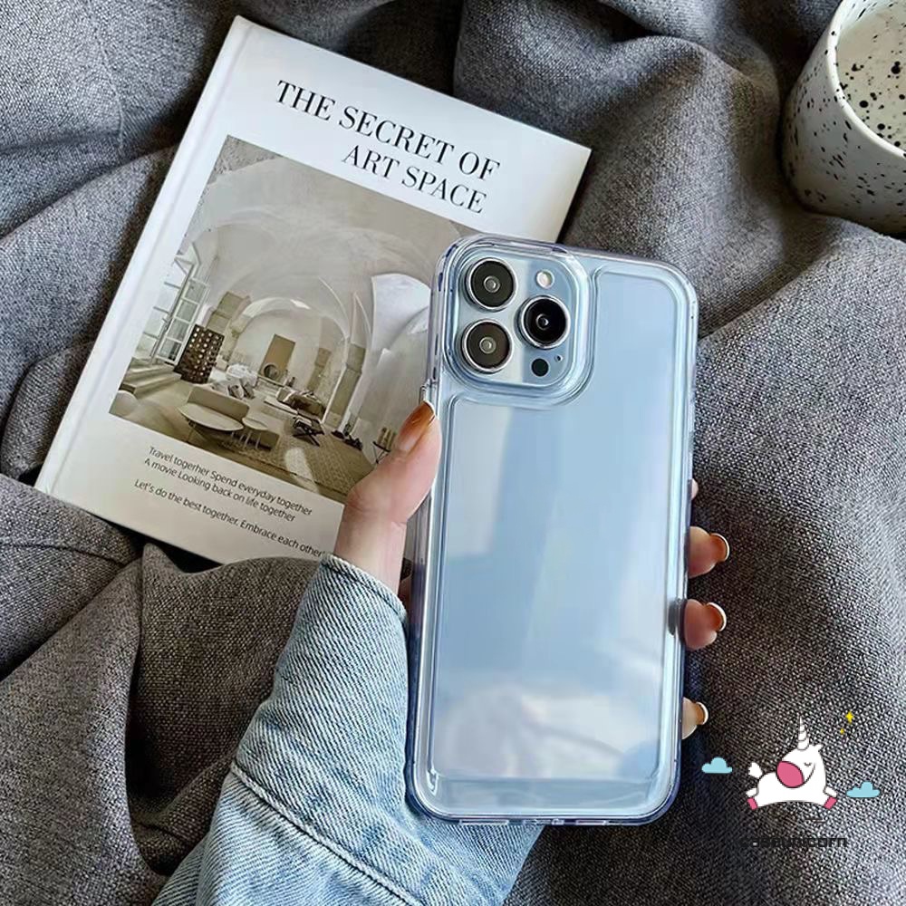 Soft Case TPU Transparan Shockproof Cover iPhone 11 6 6s 7 8 14 Plus 11 13 12 14 Pro MAX SE XR X XS MAX