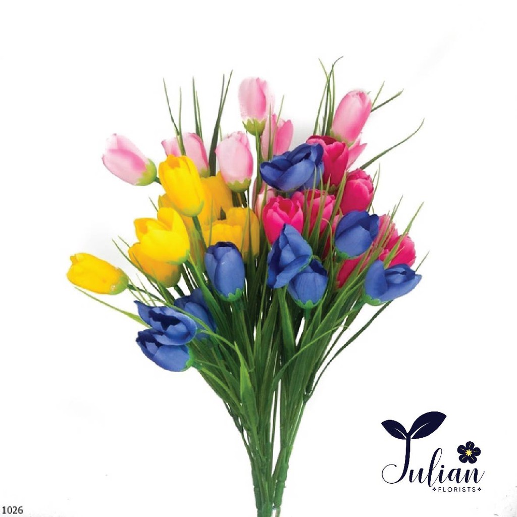 1026 Bunga Artifisial Tulip Bunga Tulip Bunga Palsu Bunga Plastik Bunga Hias Bunga Pajangan Shopee Indonesia