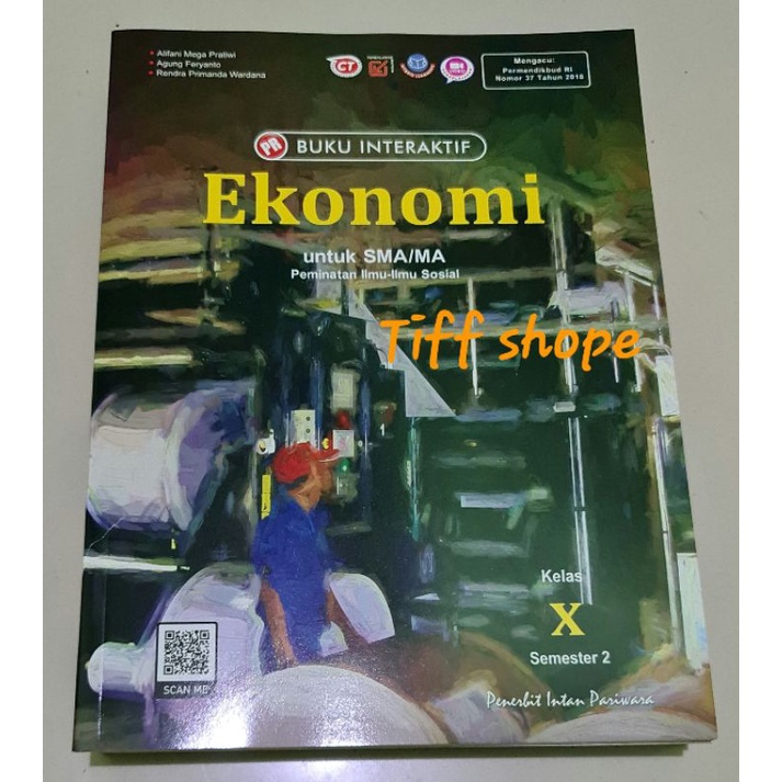 Buku lks / pr interaktif ekonomi kelas 10 semester 2 intan pariwara