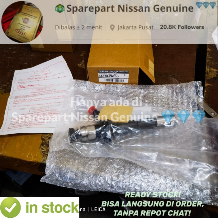 Navara D40 2.5 NP300 Fuel Injector injektor Diesel Solar ORI NISSAN