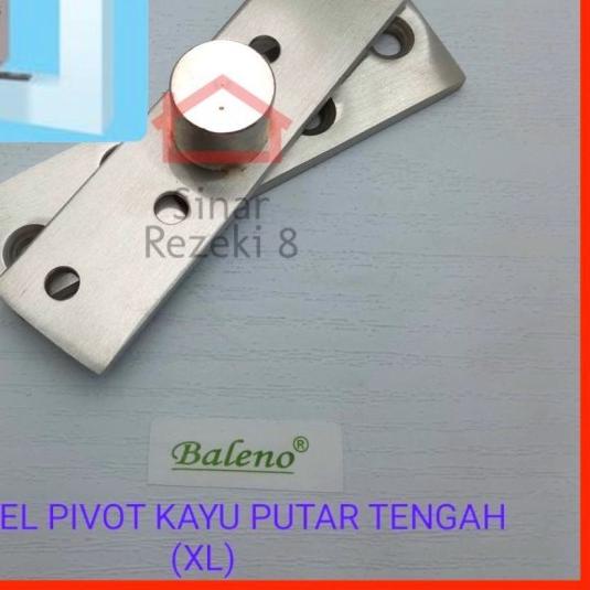 ✾ Engsel Pivot Putar Tengah XL / Putar Pintu Jendela Ayun Kayu ➥