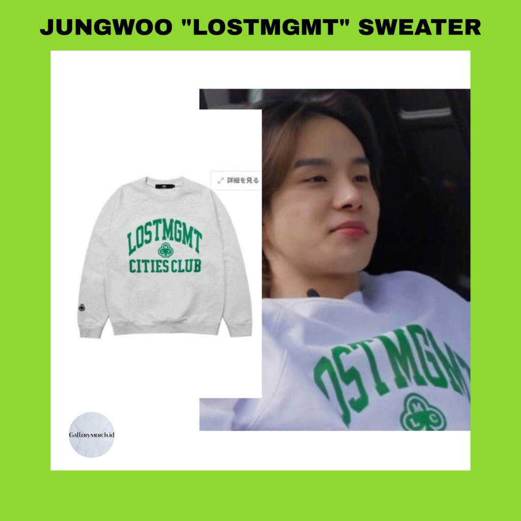 [READY STOCK] JUNGWOO NCT “LOSTMGMT” SWEATER