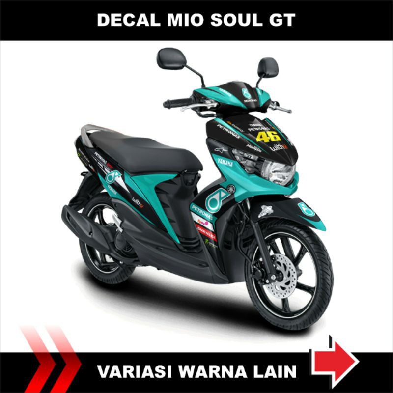 Decal Motor Yamaha Mio Soul GT Petronas