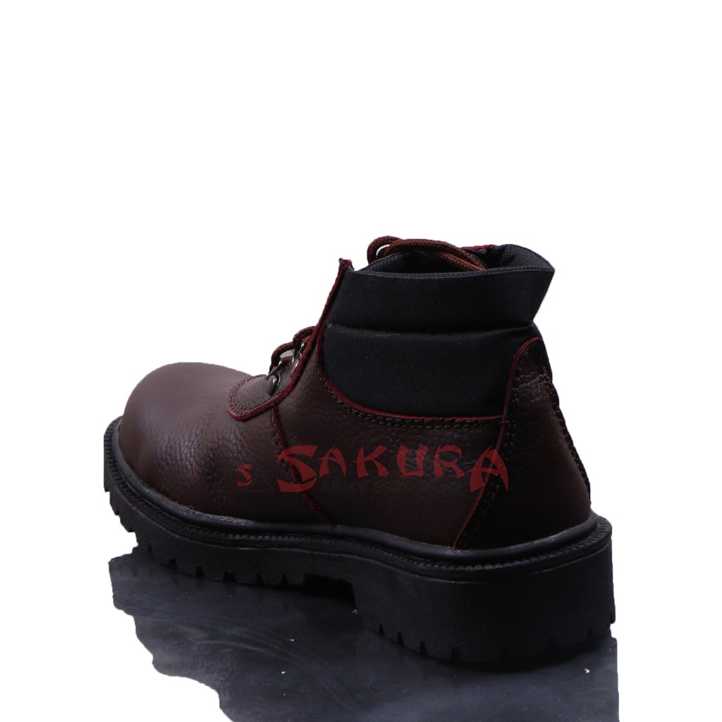 Sepatu Safety World Cruiser 1813 Brown-Sepatu Kulit World Cruiser