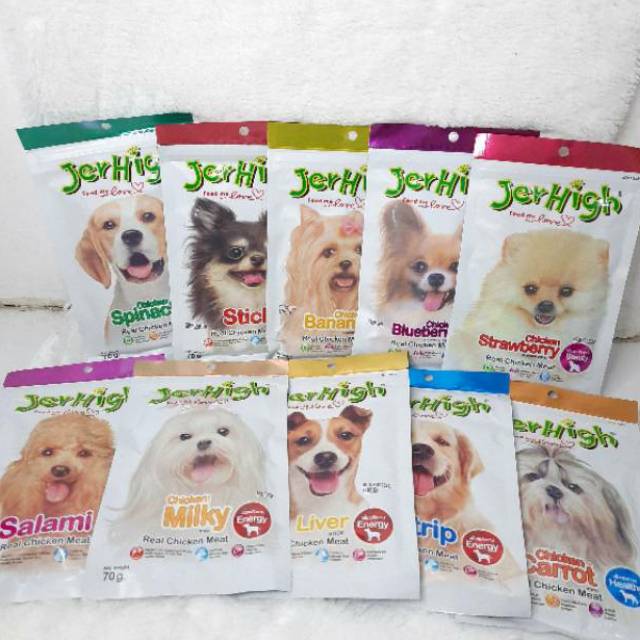 Jerhigh snack anjing all varian 70gr